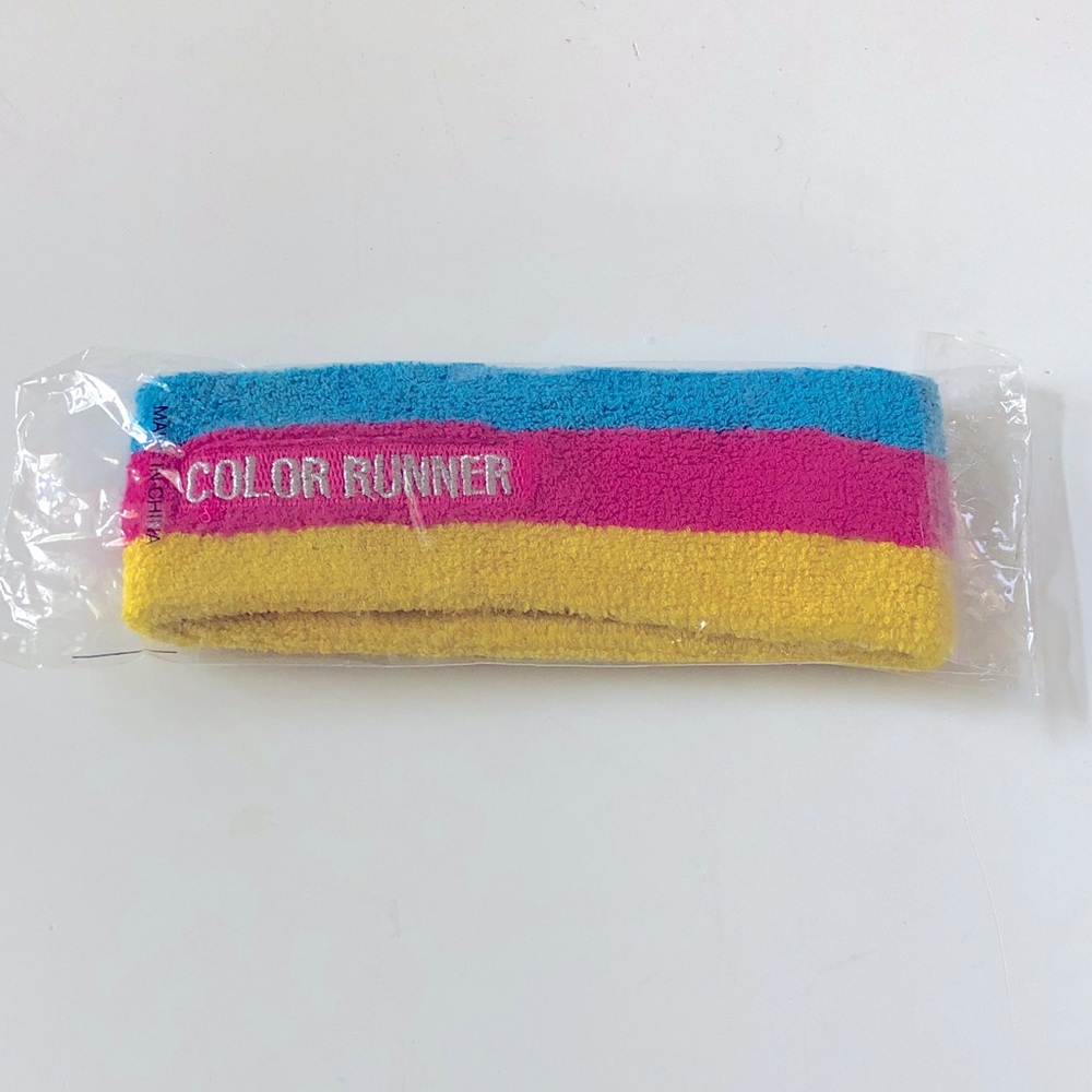 Color Run terrycloth headband